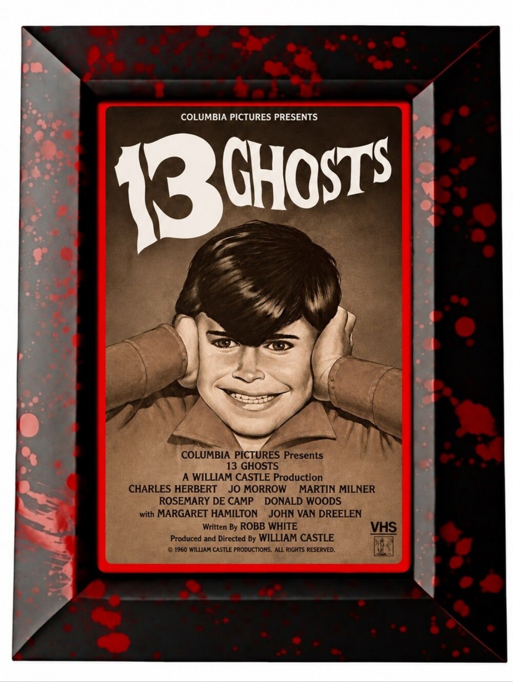 13 Ghosts Movie Poster Retro Vintage Cult classic Horror Paranormal Art Deco